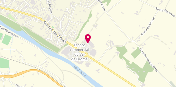 Plan de Intersport, Centre Commercial Intermarché Quartier
Mivoie, 26400 Aouste-sur-Sye