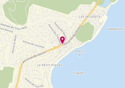 Plan de Blue, 49 Route de Bordeaux Petit Piquey, 33950 Lège-Cap-Ferret