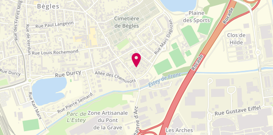 Plan de Go Sport, Zone Aménagement de Tartifume
Rue Denis Papin, 33130 Bègles