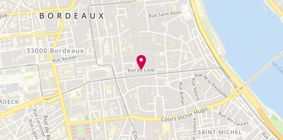 Plan de Ertex, 54 Rue du Loup, 33000 Bordeaux