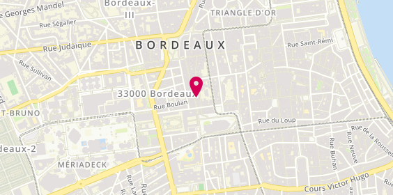 Plan de Les Sisterettes, 60 Rue des Remparts, 33000 Bordeaux