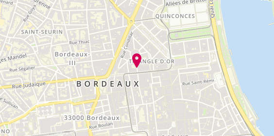 Plan de Gerald Darel, 6 Rue Voltaire, 33000 Bordeaux