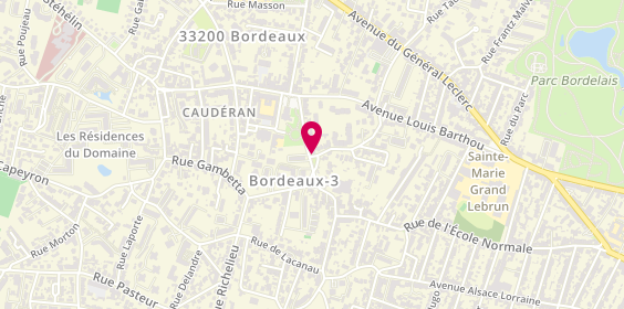 Plan de Zèbres et Gazelles, 18 Rue de l'Église, 33200 Bordeaux