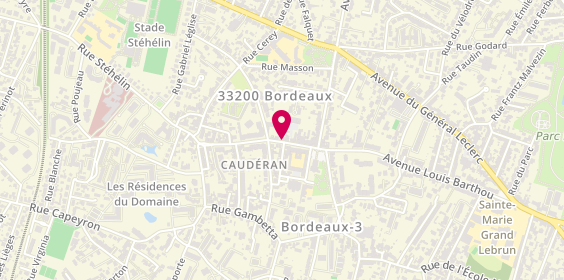 Plan de La Part des Anges, 181 avenue Louis Barthou, 33200 Bordeaux