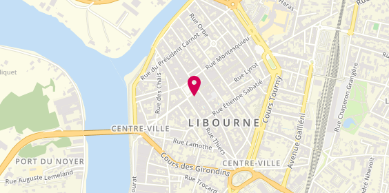 Plan de Caprice de Femme, 5-9 Rue Thiers, 33500 Libourne