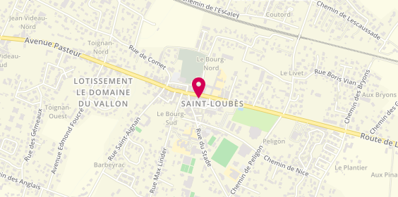 Plan de A Deux Pas, 63 avenue de la République, 33450 Saint-Loubès