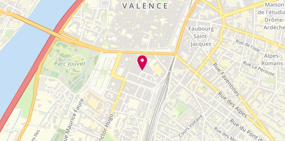 Plan de Valege Lingerie, Centre Commercial Victor Hugo
17 avenue Victor Hugo, 26000 Valence