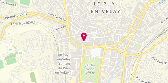 Plan de Calzedonia, Rue Saint-Gilles 25, 43000 Le Puy-en-Velay