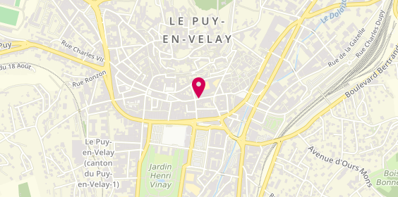 Plan de Brigit'R, 62 Rue Chaussade, 43000 Le Puy-en-Velay