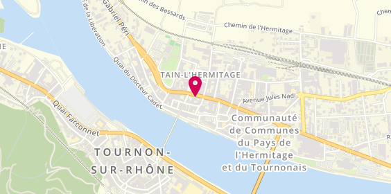 Plan de Ouni Chausseur, 42 avenue Jean Jaurès, 26600 Tain-l'Hermitage