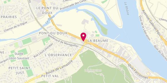 Plan de Intersport Tournon-sur-Rhône, avenue de Lyon, 07300 Tournon-sur-Rhône