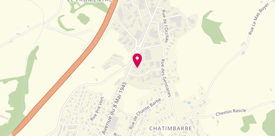 Plan de Jérémy Chaussures, Zone Artisanale de Chatimbarbe, 43200 Yssingeaux
