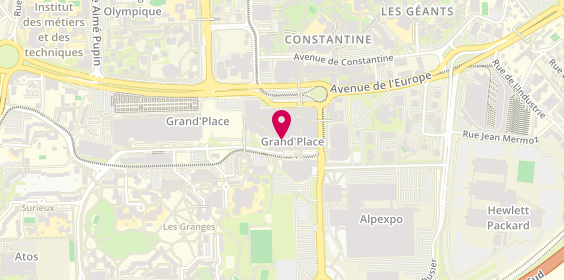Plan de Bershka, Grand Place 55, 38100 Grenoble