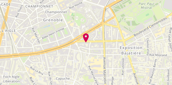 Plan de Cély Chaussures, 37 avenue Albert 1er de Belgique, 38000 Grenoble