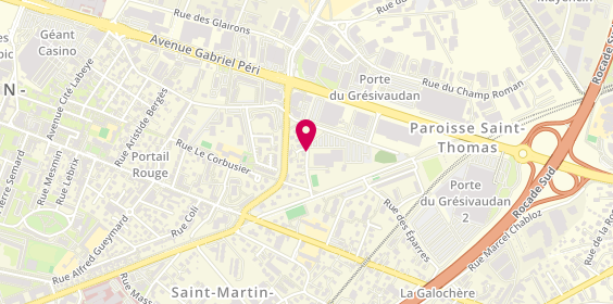 Plan de Rugby Store, 22 Rue Frederic Mistral, 38400 Saint-Martin-d'Hères