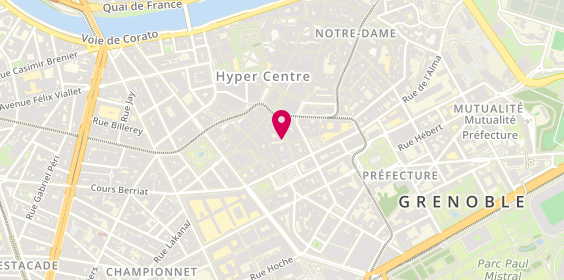Plan de Les P'tites Bombes, 24 Rue Saint-Jacques, 38000 Grenoble