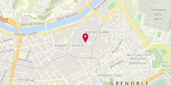 Plan de Foot Korner, 5 Rue Lafayette, 38000 Grenoble