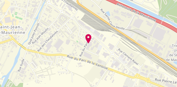 Plan de Distri-Center, Rue du Parquet, 73300 Saint-Jean-de-Maurienne
