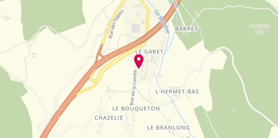 Plan de B.S.J Creations, Zone Artisanale le Garet, 43330 Pont-Salomon