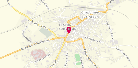 Plan de Chauvin Jacques, 32 Faubourg Constant, 43500 Craponne-sur-Arzon
