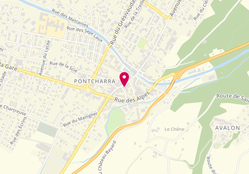 Plan de Chaussures Chatain, 113 Rue Laurent Gayet, 38530 Pontcharra