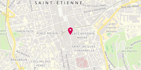 Plan de P'tit Chou, 9 Rue Michelet, 42000 Saint-Étienne