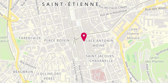 Plan de DALERY, 18 Rue Denis Escoffier, 42000 Saint-Étienne