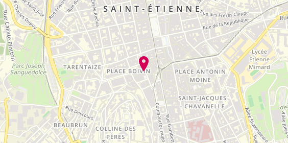 Plan de Nd Design, 13 Rue de la Ville, 42000 Saint-Étienne