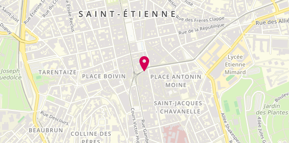 Plan de Lucia, 19 Place du Peuple, 42000 Saint-Étienne