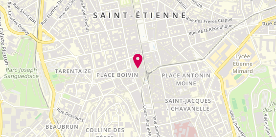 Plan de Anthracite, 3 Rue des Fossés, 42000 Saint-Étienne