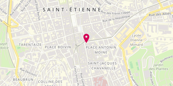 Plan de KHOUTRI Ismael, 2 Rue Martyrs de Vingre, 42000 Saint-Étienne