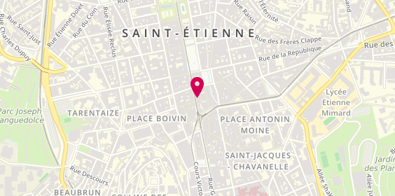 Plan de Devred, 11 Rue Général Foy, 42000 Saint-Étienne