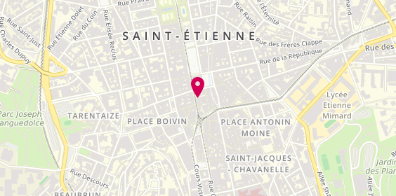 Plan de La Romanaise, 9 Rue Général Foy, 42000 Saint-Étienne