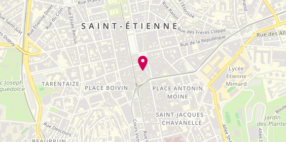 Plan de Ikks, 7 Rue Alsace Lorraine, 42000 Saint-Étienne