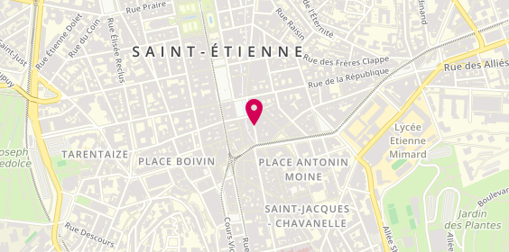 Plan de Seven Chauss, 9 Rue Grand Moulin, 42000 Saint-Étienne