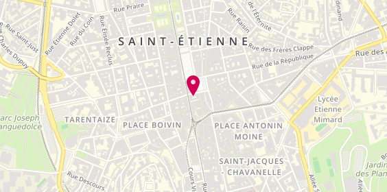 Plan de Un Jour Ailleurs, 2 Rue Alsace Lorraine, 42000 Saint-Étienne