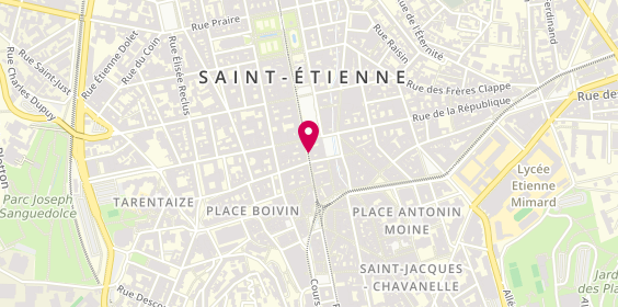 Plan de Comptoir des Cotonniers, 3 Rue Général Foy, 42000 Saint-Étienne