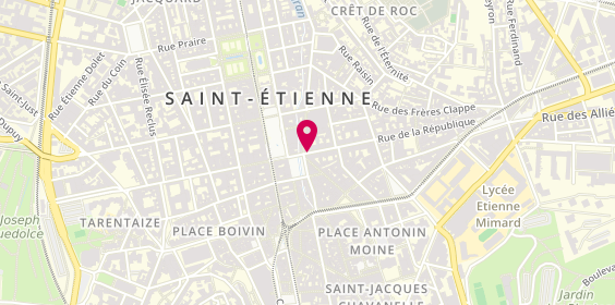 Plan de Enddy, 1 Rue de la République, 42000 Saint-Étienne