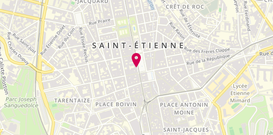 Plan de Sergent Major, 8 Place de l'Hotel de Ville
8 place Hôtel de Ville, 42000 Saint-Étienne