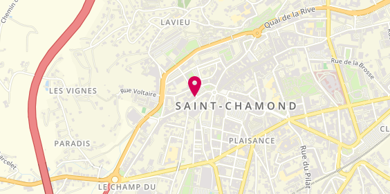 Plan de Trio, 5 Rue James Condamin, 42400 Saint-Chamond