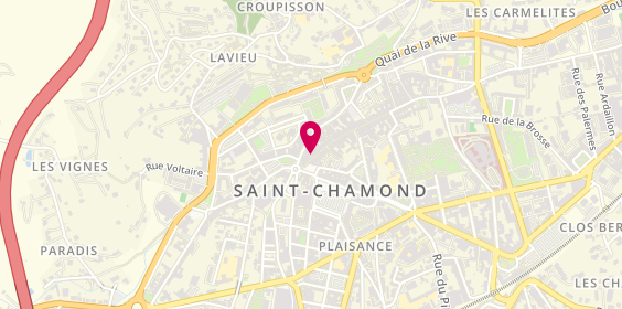 Plan de Neva, 84 Rue de la Republique, 42400 Saint-Chamond
