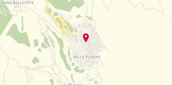 Plan de Belle Plagne Sports 3, Macot la Plagne Hôtel Balcons de Belle Plagne, 73210 La Plagne-Tarentaise