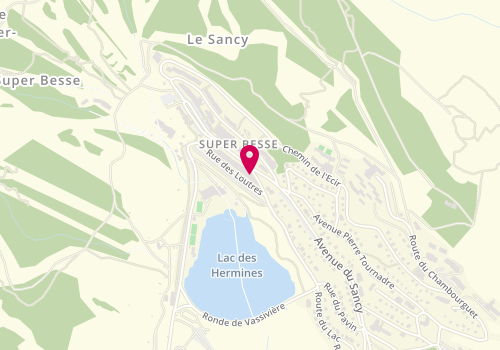 Plan de Rv Sports location ski Super Besse prix, Résidence Les Hermines
44 avenue du Sancy, 63610 Besse-et-Saint-Anastaise