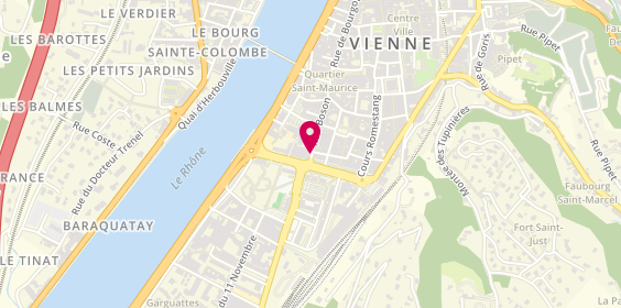 Plan de Clémentine Boutique, 52 Rue Boson, 38200 Vienne
