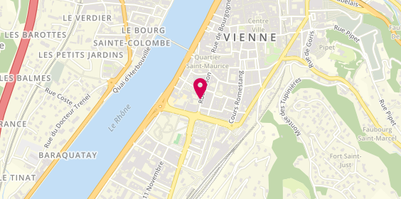 Plan de Boutique Lanza, 42 Rue Boson, 38200 Vienne