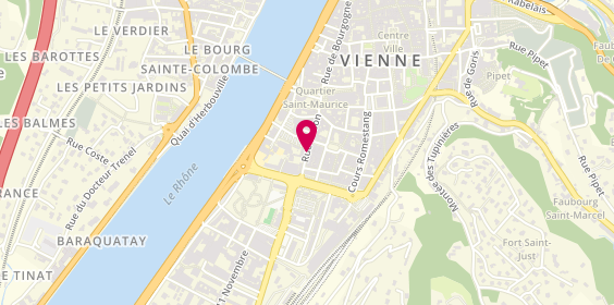 Plan de Blason Chaussures, 51 Rue Boson, 38200 Vienne