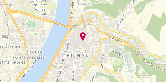 Plan de United Colors Of Benetton, 63 Rue Marchande, 38200 Vienne