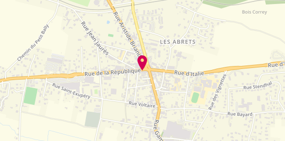 Plan de La Chaussure Abresienne, 9 Rue de la République, 38490 Les Abrets-en-Dauphiné
