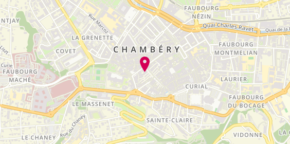 Plan de Pimkie Ppp 76, 155 place Saint-Léger, 73000 Chambéry