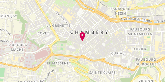 Plan de IVA Marie, 45 Rue Basse du Chateau, 73000 Chambéry